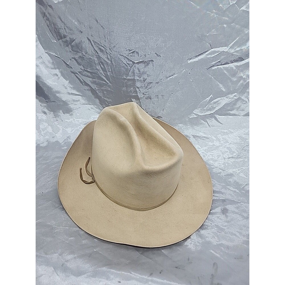 Bailey Western  Cowboy Hat ivory no tag for size Bill Hanna